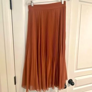 Wilfred Twirl Skirt in Rust / Orange